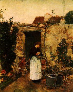 Childe Hassam The Garden Door china oil painting image